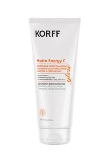 Korff Hydra Energy C Glow Gel Detergente Enzimatico Deterge e Purifica 200 ml